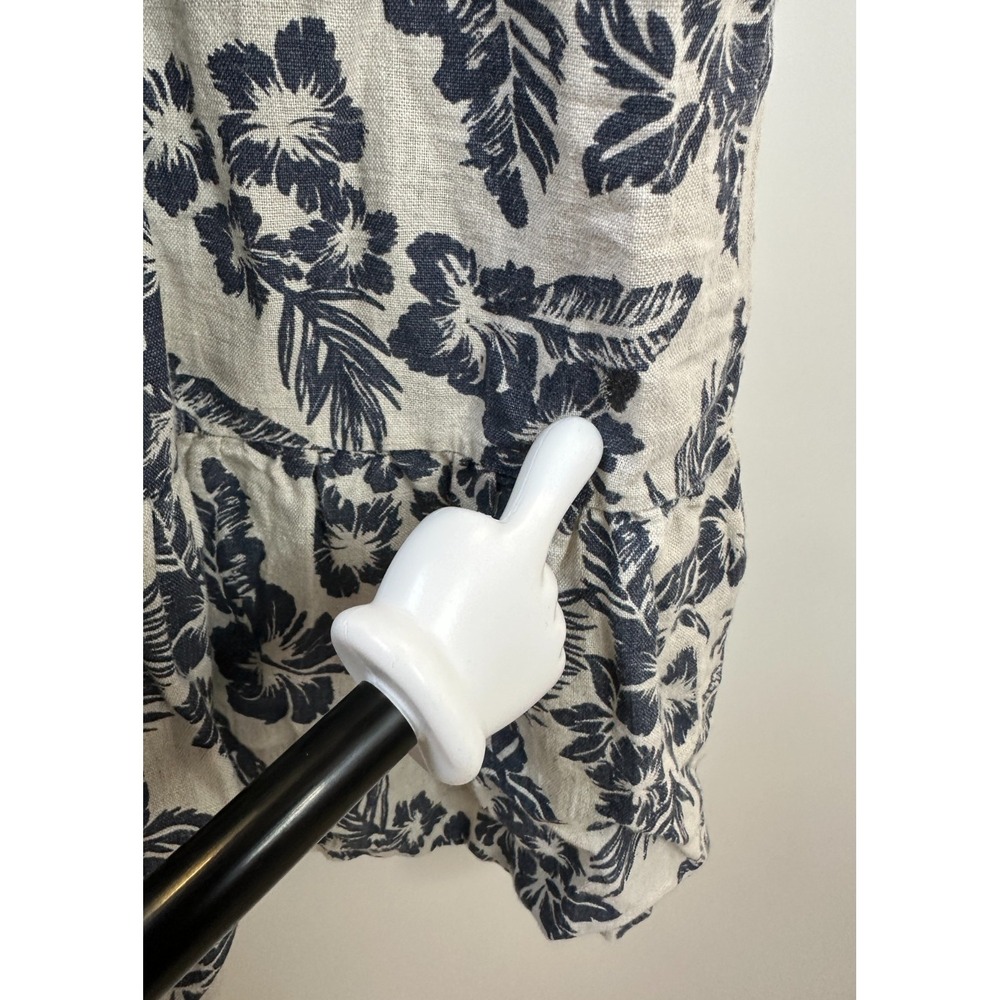 The New Society Girls Floral Hibiscus Dress Size 16y Teen Youth Boho Linen Blend - Picture 16 of 16